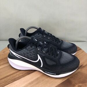 Nike Air ZoomX Vomero 17 Mens Running Shoes Black White FB8502-001 Size 9.5